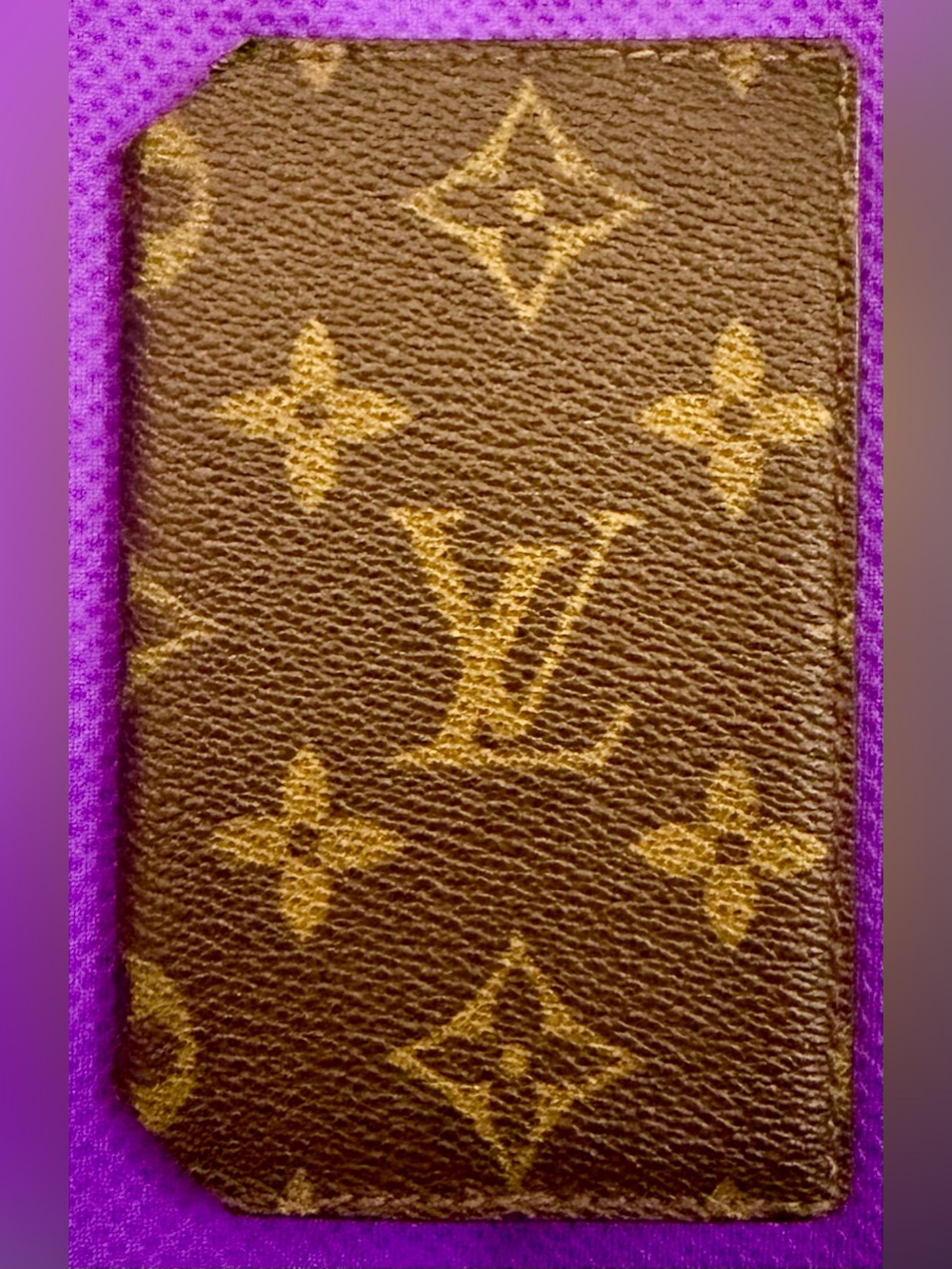 🤎REHAB CARD HOLDER🤎Louis Vuitton Monogram Card Holder in Brown and Gold